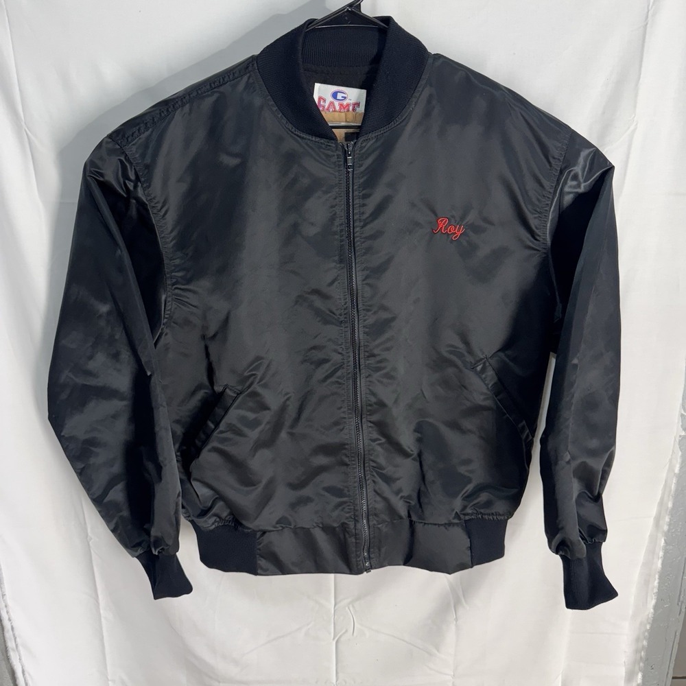 90s Vintage Leather Jacket Corvette Arizona Embroidered Men's XXL Made‎ In USA